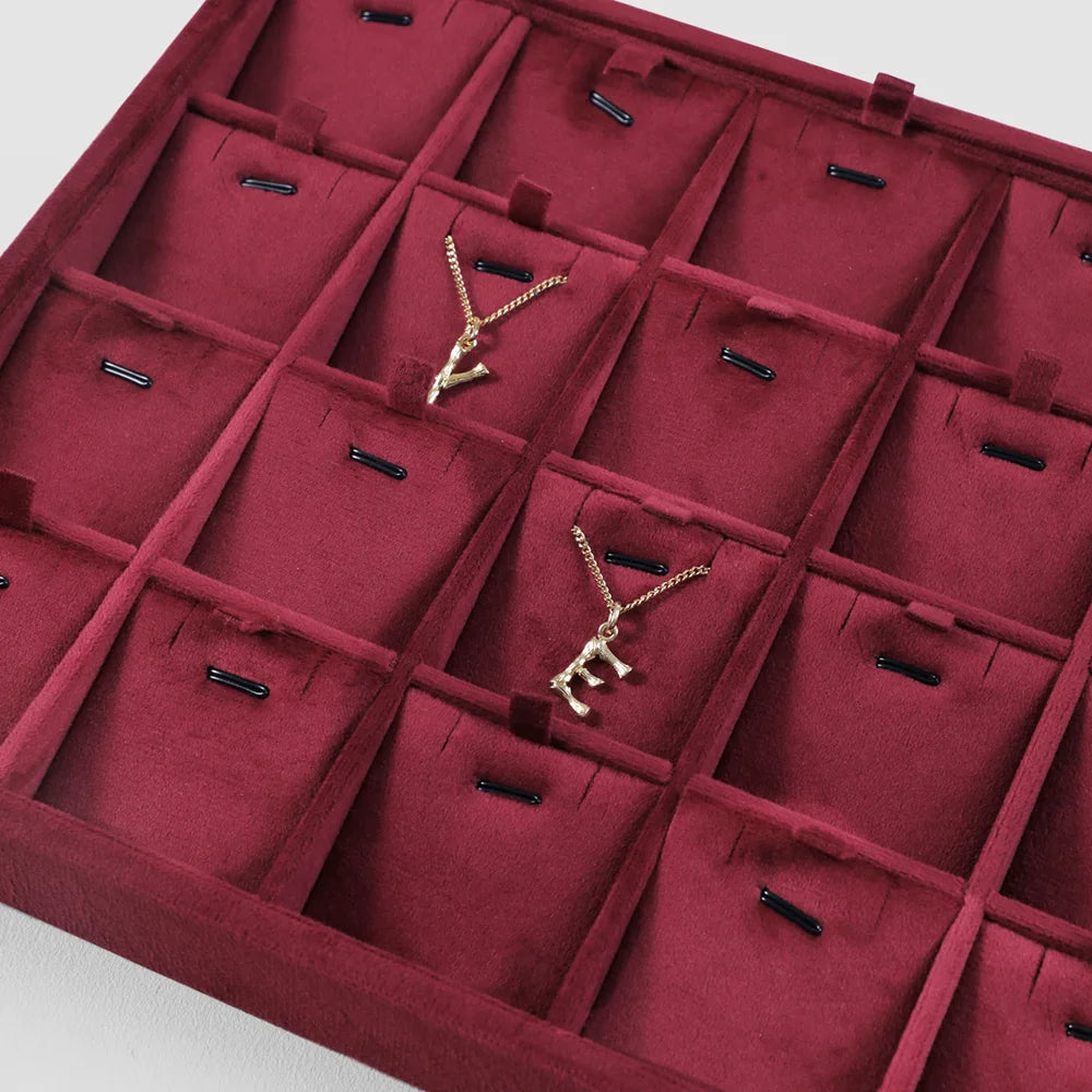 Plateau Bijoux Velours Multifonction Couleurs Vives
