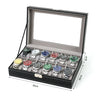 Boite Montre Cuir Verre Multi Emplacements