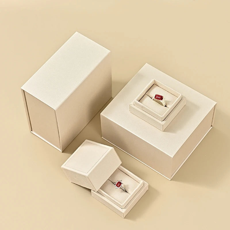 Coffret Bague Velours Demande Mariage Cadeau