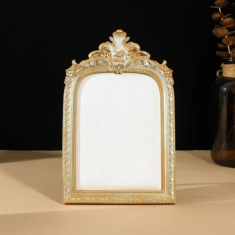 Plateau Bague Velours Cadre Photo Bagues