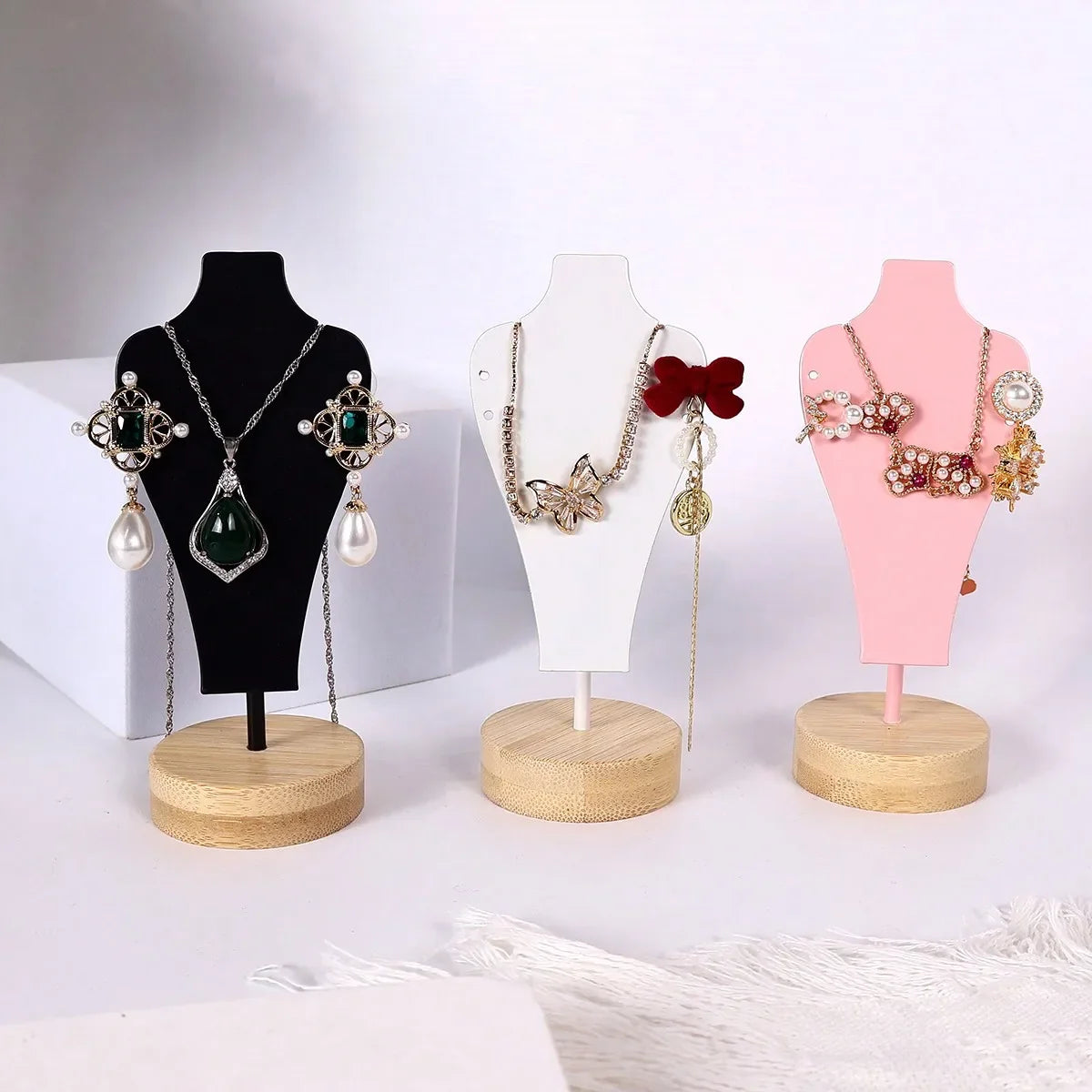 Presentoir Bijoux Metal Bois Multi-rangement