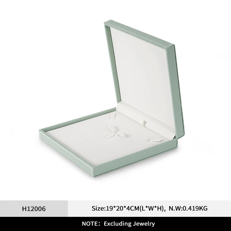 Boîte Bijoux Velours Vert Coffret Mariage