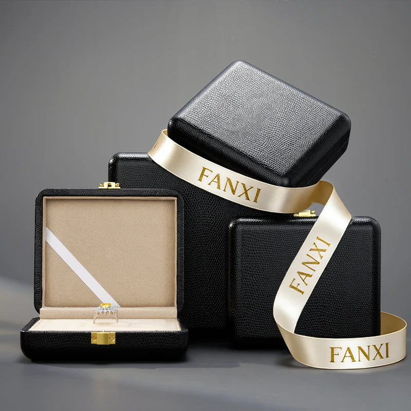 Boîte Bijoux Cuir Premium Coffret Cadeau