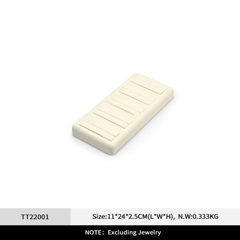 Présentoir Bijoux Daim Beige Multi Supports