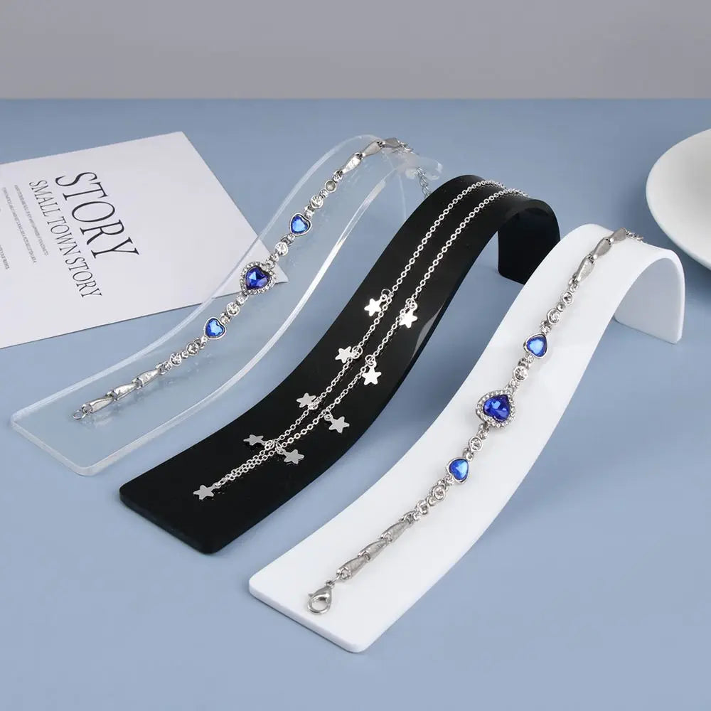 Présentoir Acrylique Incurvé Portable Montre Bracelet