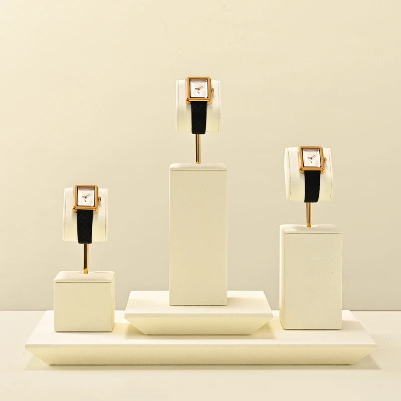 Présentoir Montre Velours Comptoir Vitrine Boutique