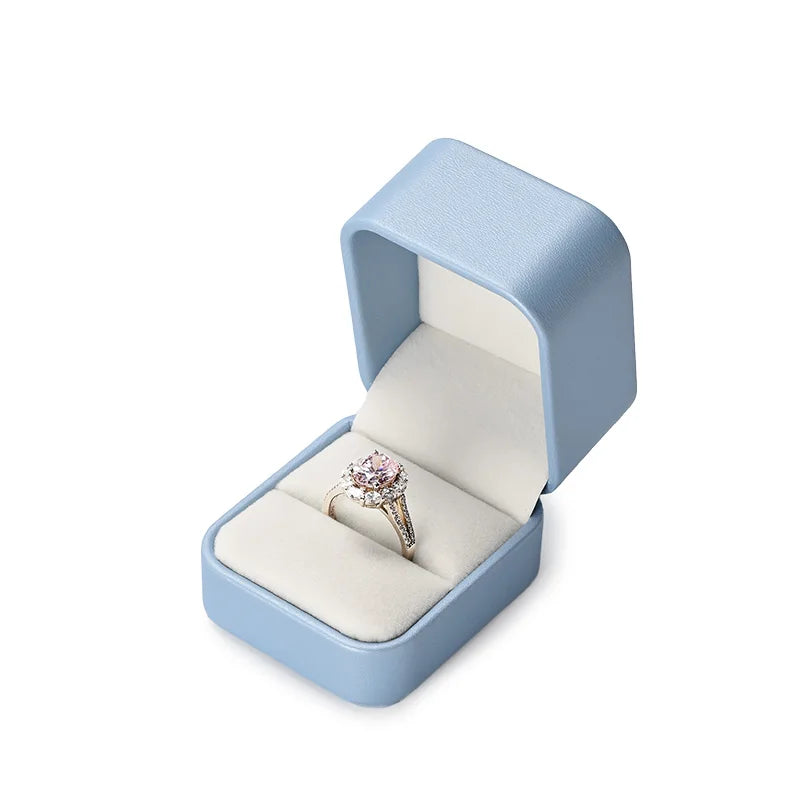 Boite Bijoux Cuir Mariage Bague Collier Multi Couleurs