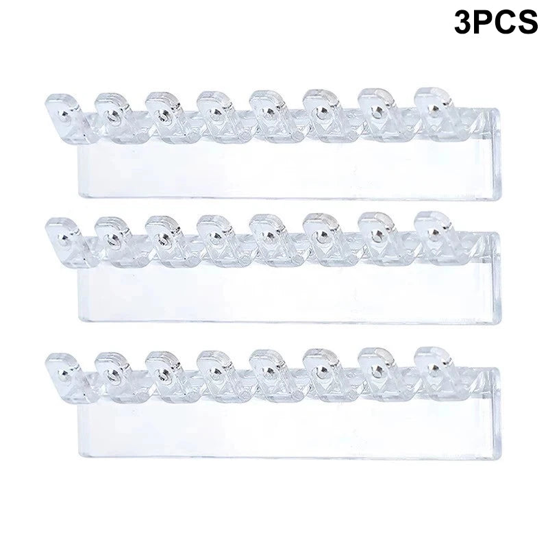 Porte Collier Plastique Mural Auto-Adhésif Lot