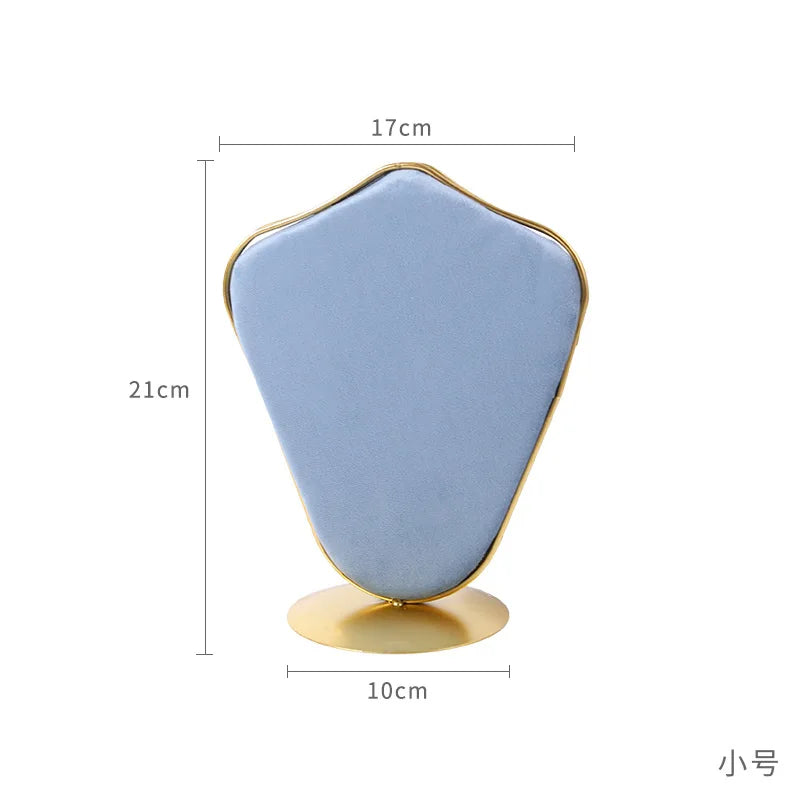 Présentoir Bijoux Velours Comptoir Double Face