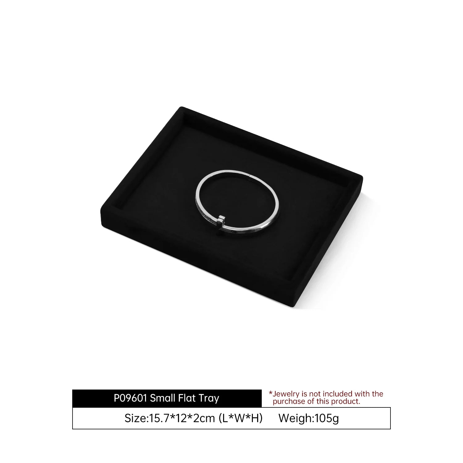 Plateau Bijoux Velours Tiroirs Multi Compartiments