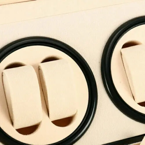 Remontoir Montre Bois Noir Brillant 10 Montres Vitrine