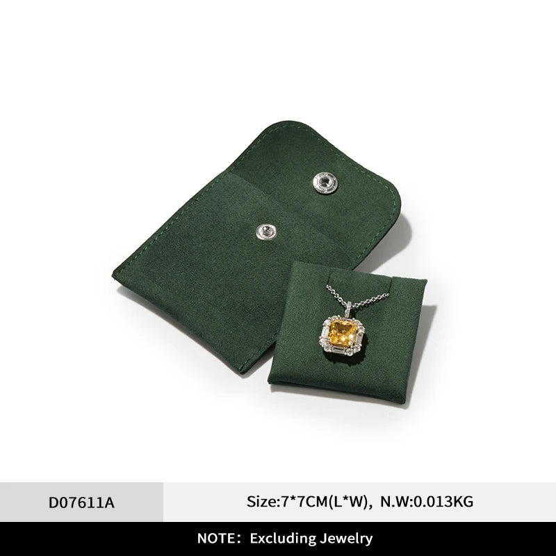 Pochette Bijoux Velours Cadeau Mariage Élégante