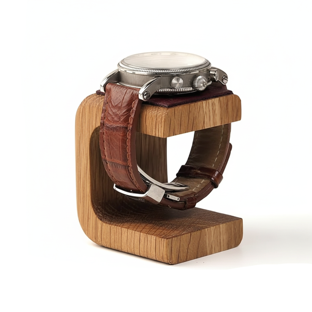 Présentoir Montre Bois Massif Support Compact