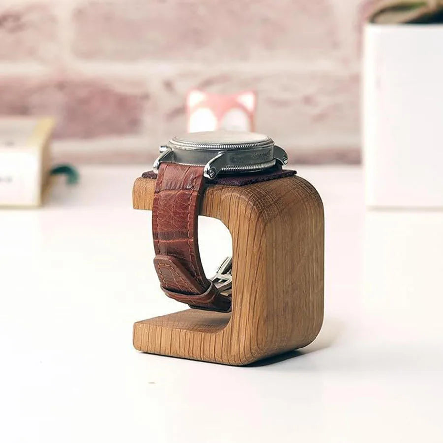Présentoir Montre Bois Massif Support Compact