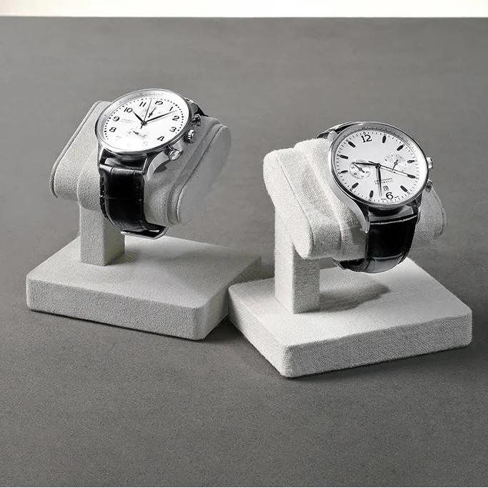 Support Montre Suédine Microfibre Compact