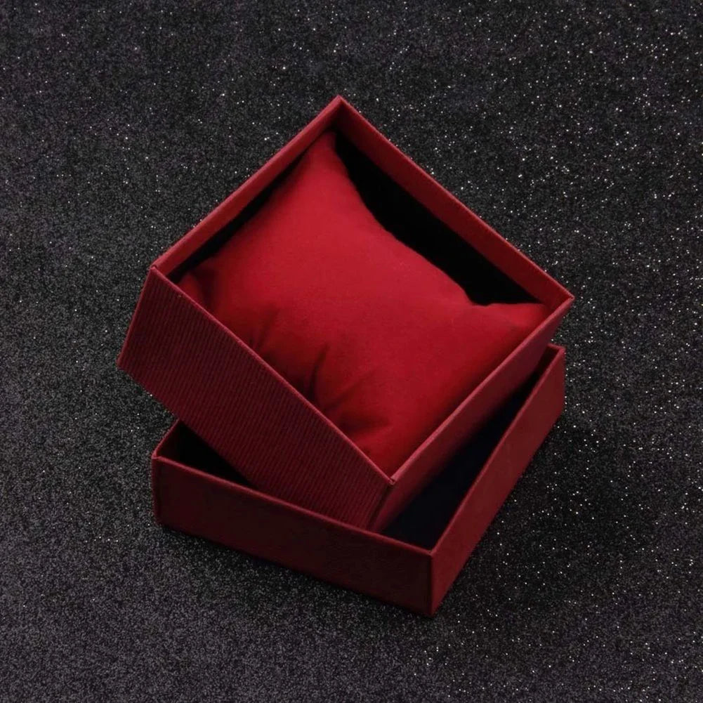 Boîte Cadeau Montre Cuir Compacte Couleurs