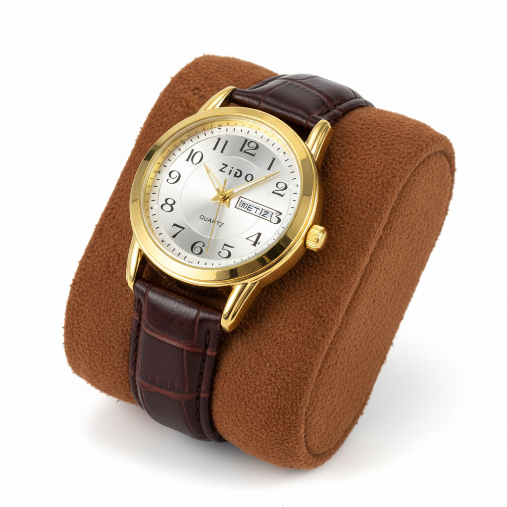 Étui Montre Voyage Rayé Coton Watch Roll