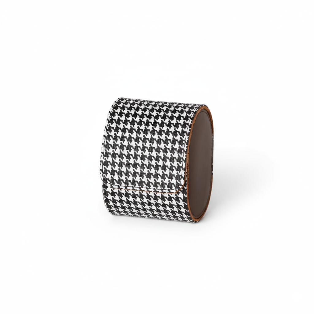 Étui Montre Voyage Rayé Coton Watch Roll