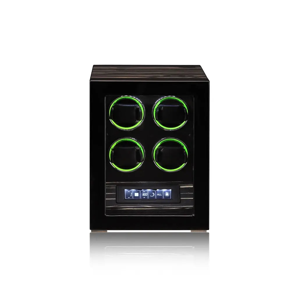 Remontoir Montre Bois Ébène Ambassadeur LED Signature