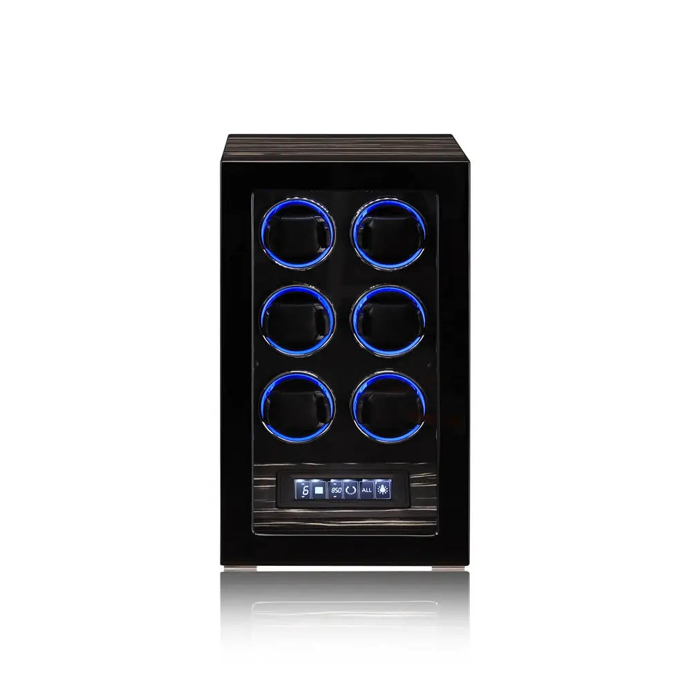 Remontoir Montre Bois Ébène Ambassadeur LED Signature