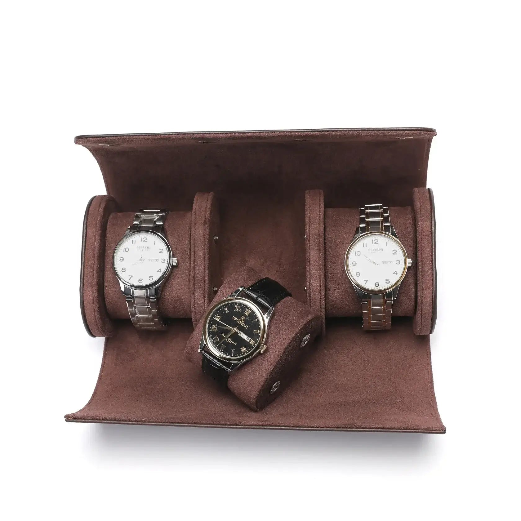 Boîte à Montre Cuir Atelier Duo Voyage 2 Pièces