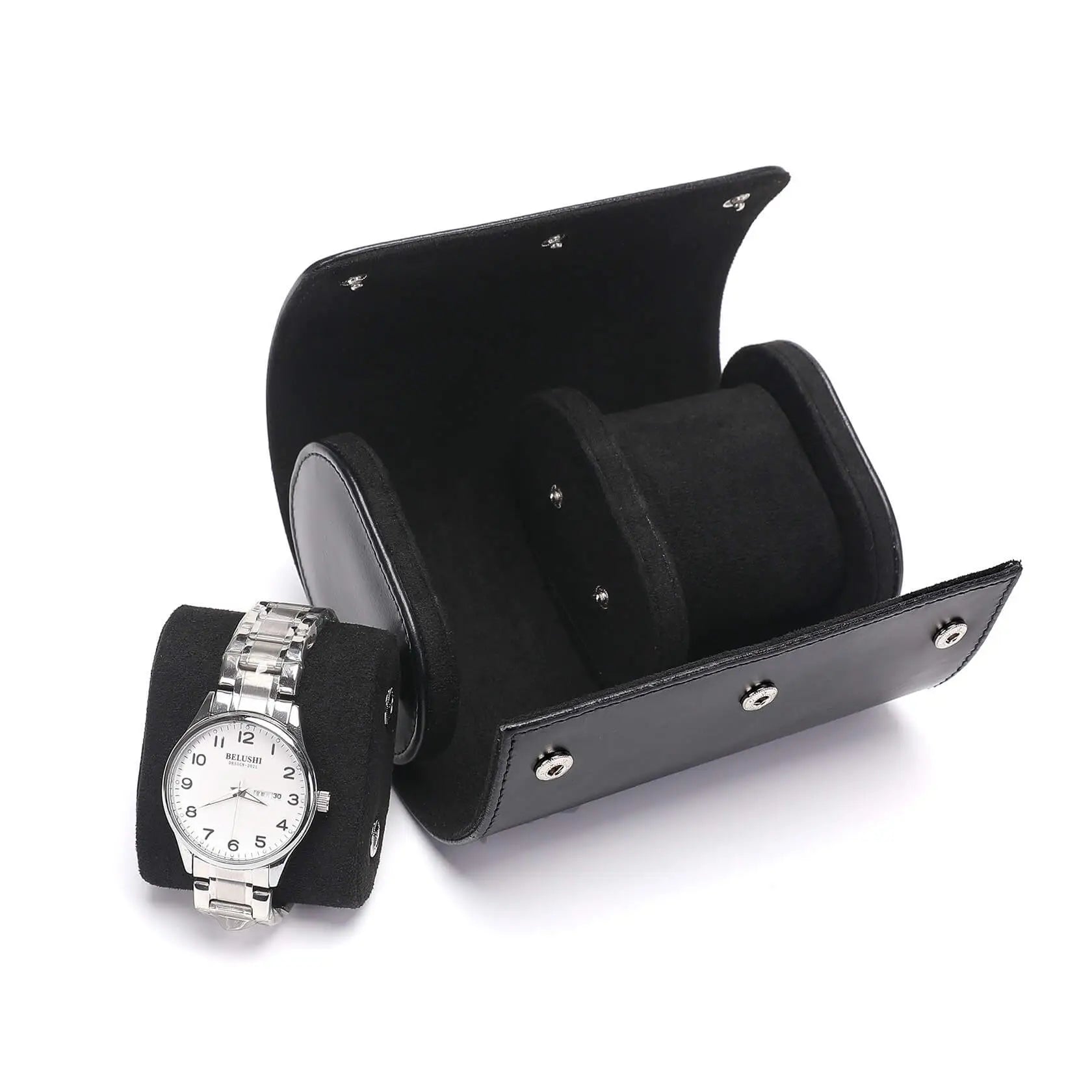 Boîte à Montre Cuir Atelier Duo Voyage 2 Pièces