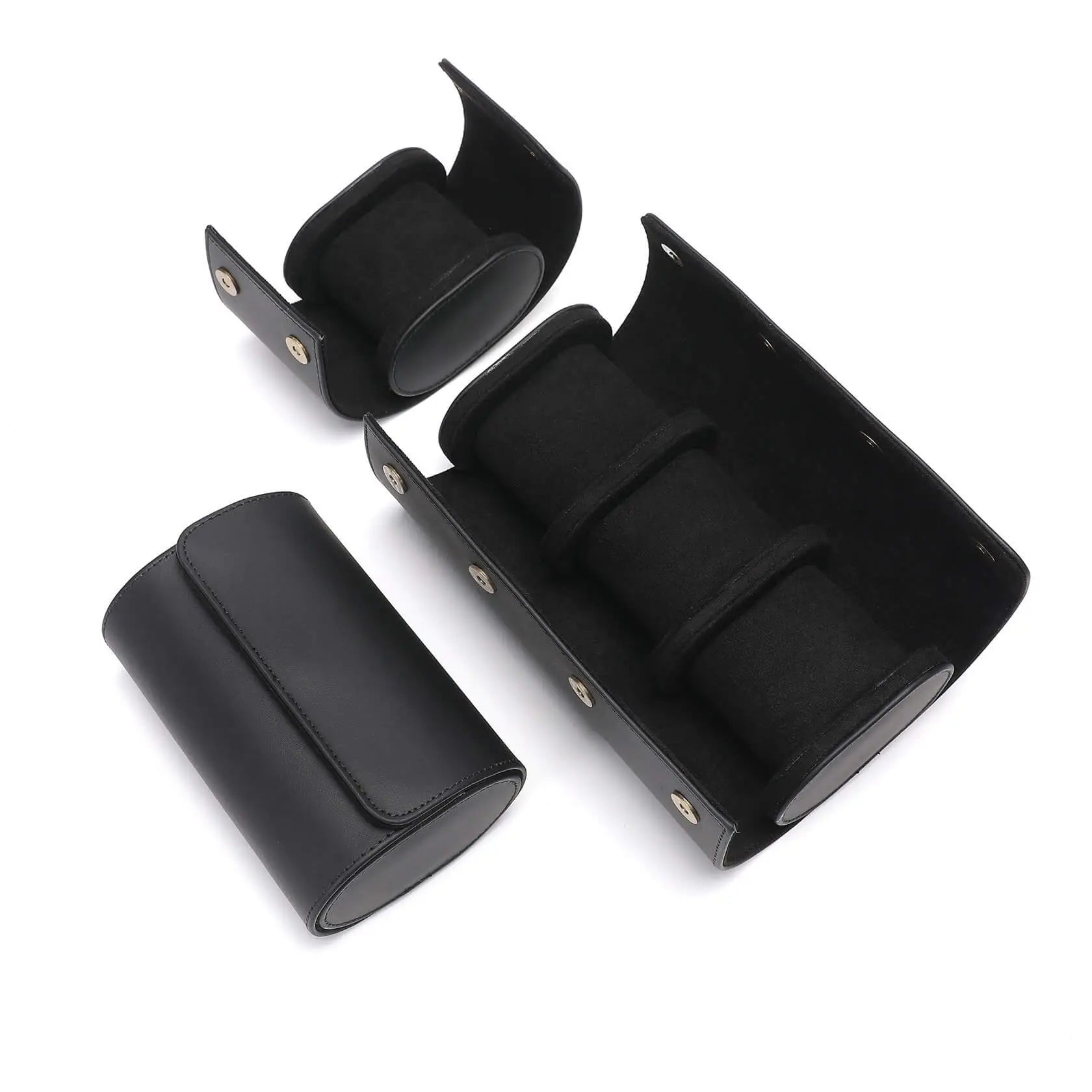 Boîte à Montre Cuir Atelier Trio Voyage 3 Pièces