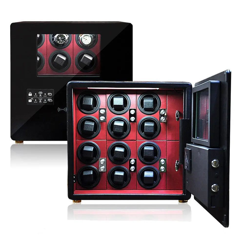 Coffre Fort Montre Métal Bastion 12 Slots Luxe