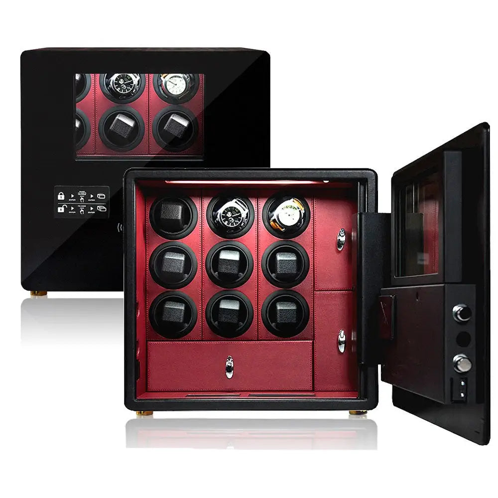 Coffre Fort Montre Métal Bastion 9 Slots Premium