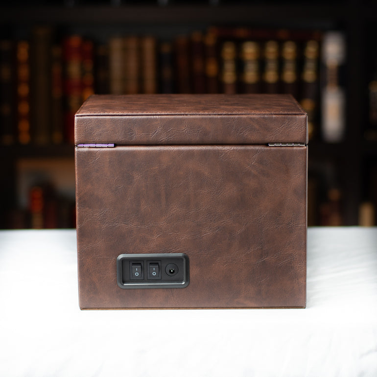 Remontoir Coffret Cuir 8 Montres Automatiques Deluxe