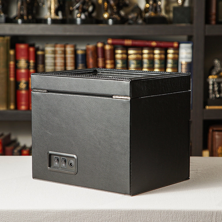 Remontoir Coffret Bois Double Montre Garde Temps