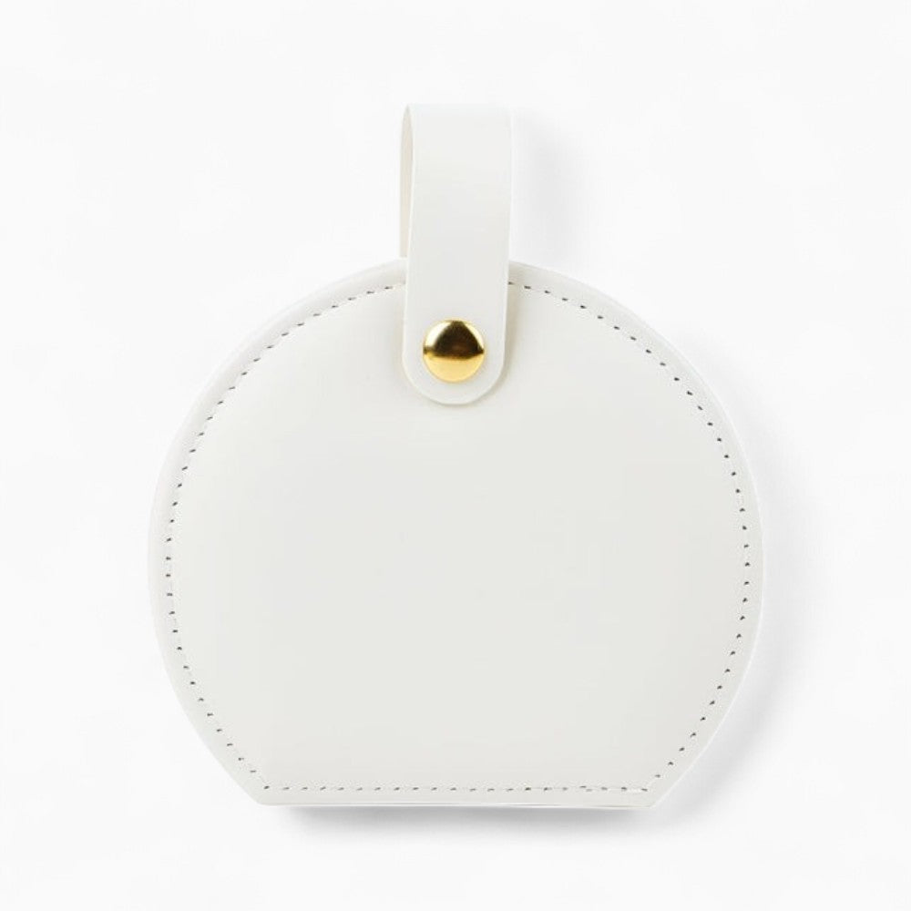 Boîte Bijoux Cuir Ronde Velours Voyage