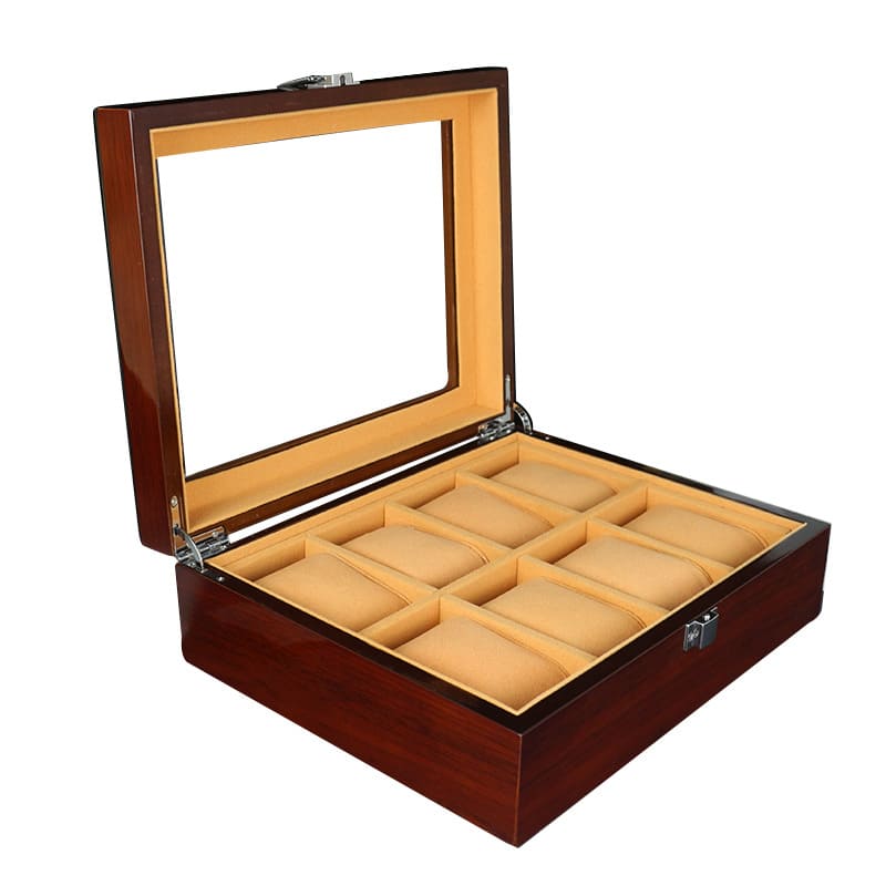 Boîte Montre Bois 8 Places Coffret