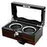 Boîte Montre Bois Duo Prestige Piano Marron