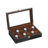 Boîte Montre Bois Velours 12 Slots