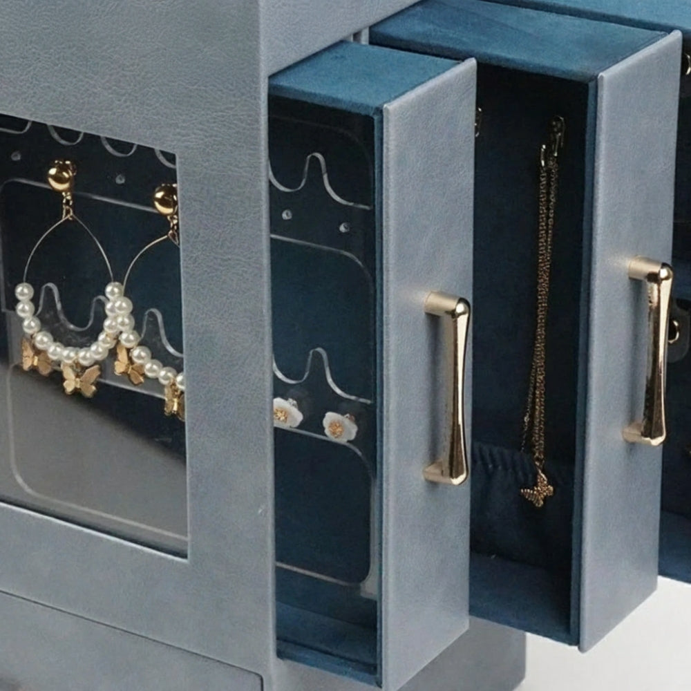 Boîte Bijoux Cuir Grand Modèle Premium