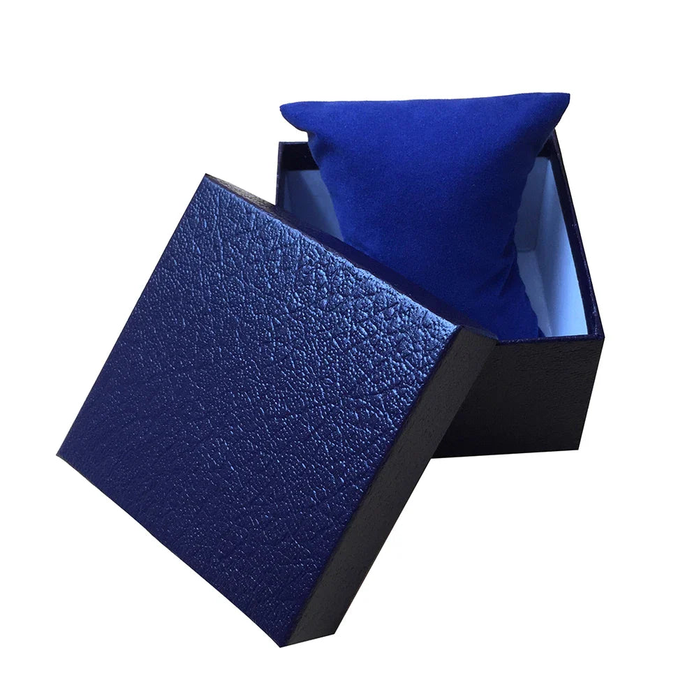 Boîte Cadeau Montre Cuir Compacte Couleurs