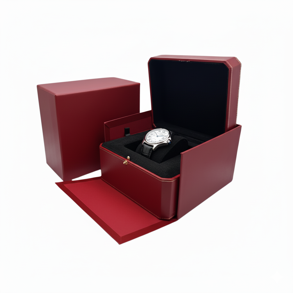 Boîte Cadeau Rouge Coffret Présentation Montre