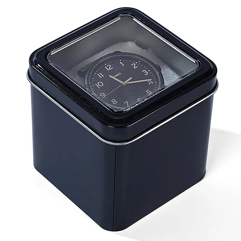 Boîte Montre Métal Fenêtre Transparente