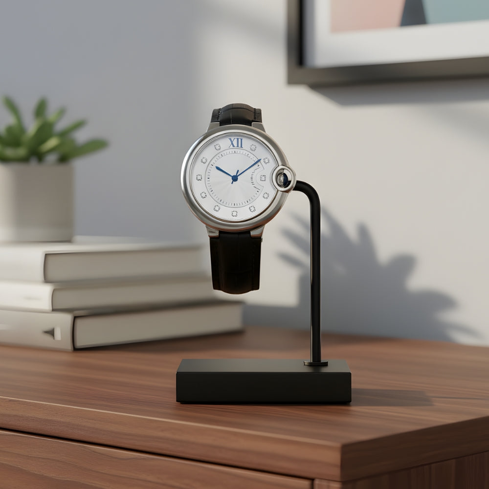 Présentoir Montre Métal Noir Marron
