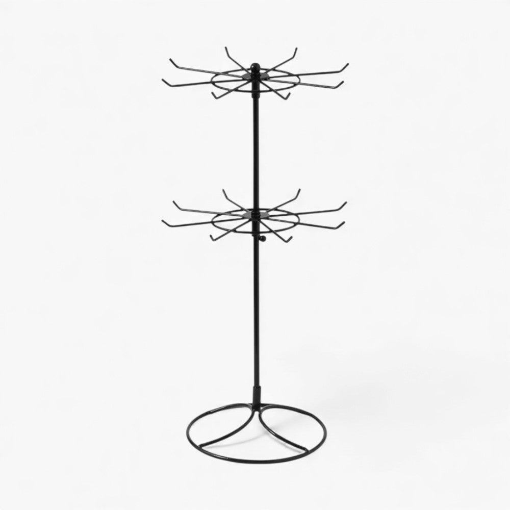 Présentoir Collier Métal Rotatif 360 Degrés