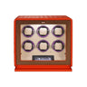 Remontoir Montres Cuir 6 Places LED RGB