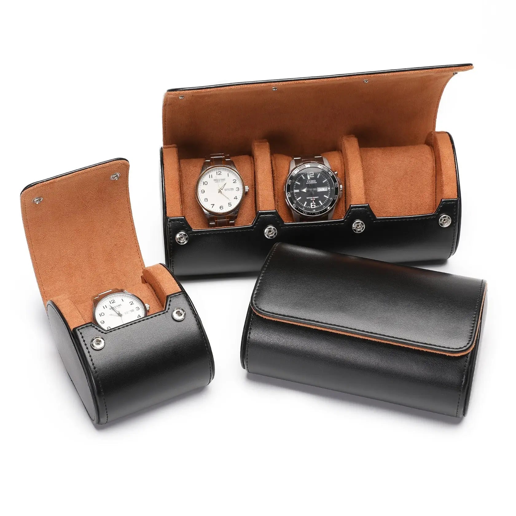 Étui Montre Cuir Capri Solo Voyage