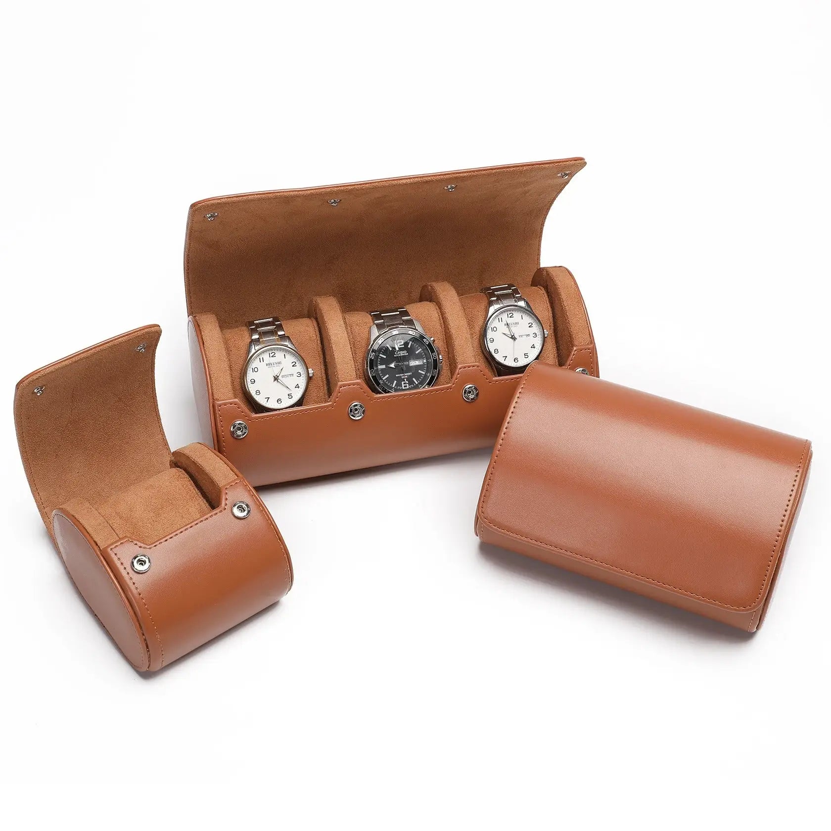 Étui Montre Cuir Capri Solo Voyage