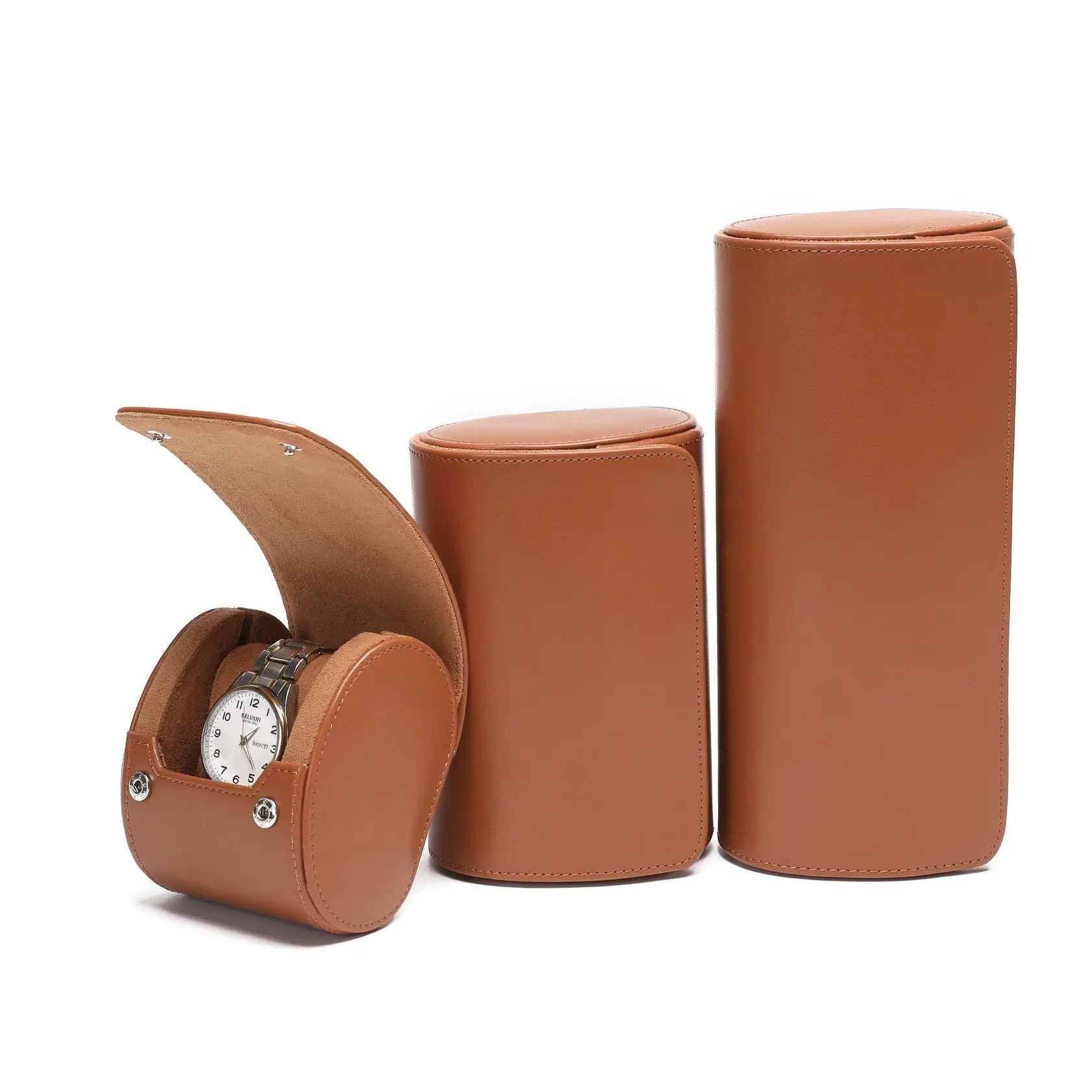 Étui Montre Cuir Capri Solo Voyage
