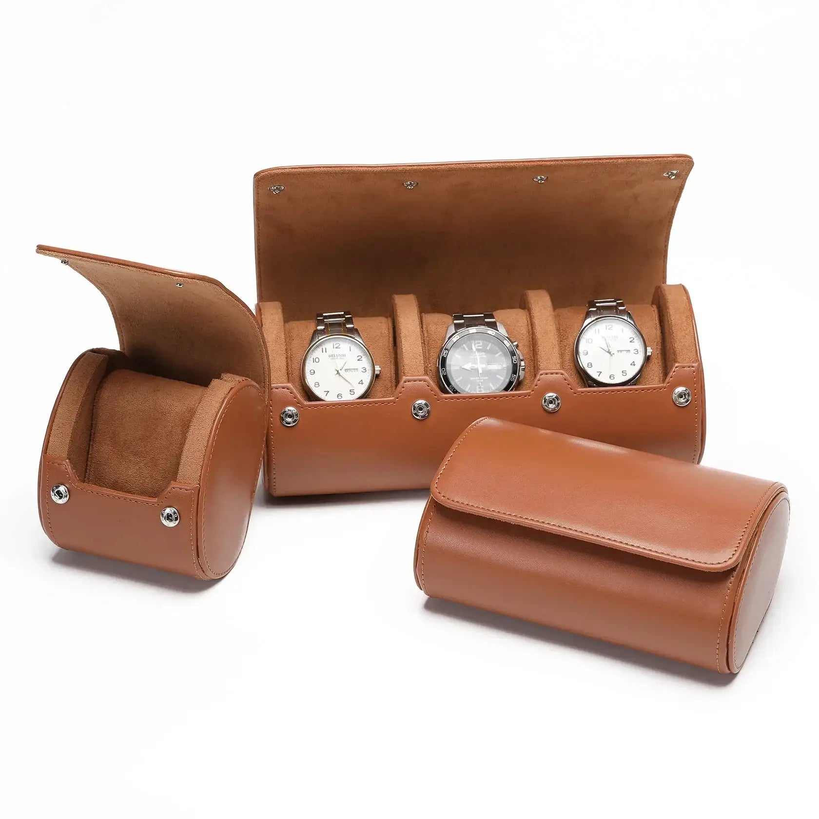 Étui Montre Cuir Capri Solo Voyage
