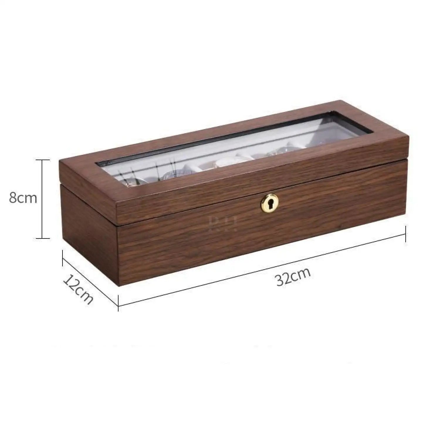Boîte Montre Bois WoodTime 5 Places Velours