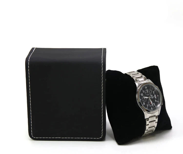 Écrin Montre Cuir Coussin 6 Coloris Cadeau
