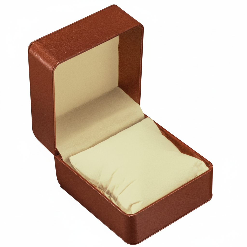 Écrin Montre Cuir Coussin 6 Coloris Cadeau