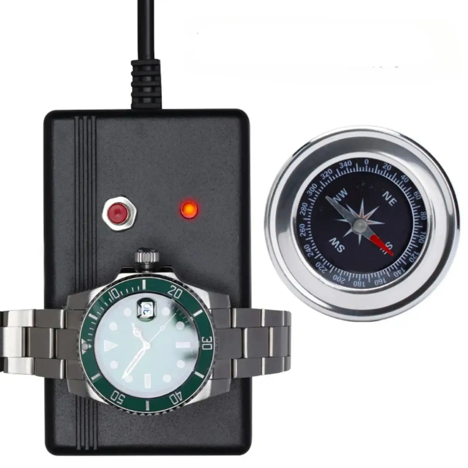 Démagnétiseur Montre Métal Plastique Compact
